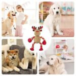 Interactive Christmas Dog Toys Squeaky Plush Holiday Dog Toys Dog Toys For Aggressive Chewers Plush Puppy Chew Toys Interactive - Image 8