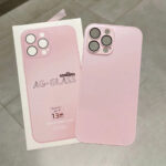 Frosted Glass Primary Color Comes With Lens Protector Phone Case - Image 2