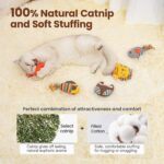 Cat Toys Jungle Animals Bite Resistant Catnip Toys, Interactive Cat Kicker Toys For Indoor Cats, Promotes Kitten Exercise - Image 5
