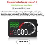 Car Mounted HUD Head Up Display Fuel Consumption Voltage Projector - Image 5