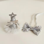 Pet Cat Birthday Gold And Silver Sequins Star Hat Bow - Image 6