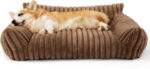 Bedsure Cute Cat Couch For Pets - Fluffy Cat Sofa With Premium Soft Corduroy Fleece Fuzzy Cat Couch Bed With Cover Supportive Cat Chair For Indoor Cats - Image 6