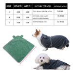 Ultra Fine Fiber Pet Towels Absorb Water For Dogs Cats Baths Bath Towels Home Care And Daily Necessities - Image 2