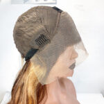 Brazilian Hair Color Half Lace Headgear P427 Body Wave 13x4 Lace Wig - Image 3