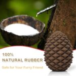 Pine Cone Tough Dog Toys For Aggressive Chewers Dog Chew Toys With Interactive Dog Treat Dispenser Indestructible Dog Toy For Medium Large Dogs  Heavy Duty Dog Presents - Image 8