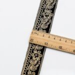 New 3cm Wide 10 Colors Ethnic Style Laciness Chiffon Bottom Golden Strand Embroidery Clothing Collar Accessories - Image 4