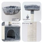 Multi-layer Jumping Platform Wooden Cat Toy Chamfer - Image 4