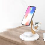 Magnetic Wireless Charger 4 In 1 Stand For Phone Wireless Charging Station For Apple Watch - Image 2