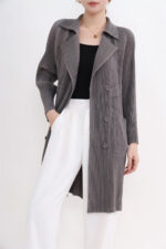 Women's Commuter Solid Color Suit Coat Mid-length - Image 7