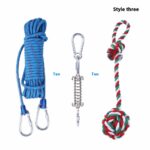 Outdoor Funny Dog Toy Stainless Steel Spring Suspension Cotton String Households Outdoor Toy Training - Image 8