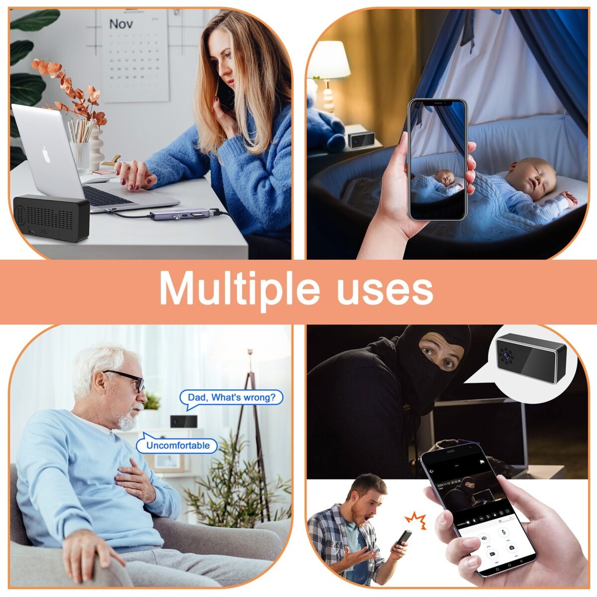 Wireless Network Surveillance Camera Household Unplugged - Image 8