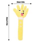 Dog Teething Plush Pet Teething Toys Palm-Shaped Squeaky Plush Chewing Toy Pet Supplies Bite Resistant Cute Plush Squeaky Dog To - Image 2