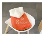 Pet Winter Cotton Dress Dogs And Cats Thermal Extra Thick With Fleece Reversible Coat - Image 6