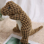 Dog Bite Resistant Plush Sounding Toy Dinosaur - Image 4