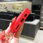 Fashionable Diagonal Chain Lanyard Silicone Phone Case - Image 8