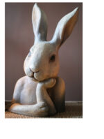 Rabbit Bust Sculpture Large Decorative Ornaments Post-modern Art Entrance Courtyard Creative - Image 7