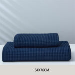 Pure Cotton Japanese-style Absorbent Household Honeycomb Pattern Towel - Image 6
