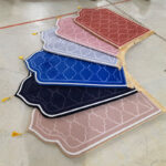 Simple Washable Flannel Printed Sponge Plaid Carpet - Image 2