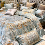 Digital Printed Cotton Fitted Sheet Bedding - Image 2