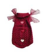 MOG Pet Super Cute Sweater New Year Warm Cat British Short Autumn And Winter Clothes - Image 2