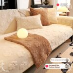 Thickened Fleece Cream Style Simple Non-slip Sofa Cushion - Image 4