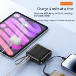 Super Fast Charge With Cable AC Plug 20000 MA Large Capacity Power Bank Wholesale Customization - Image 2