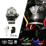 Sci-fi Mask Cyberpunk Future Mask KEDLAR DIODE Glow DIY Edition - Image 10