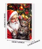 Cute Christmas Advent Cat Countdown Acrylic Calendar - Image 5