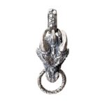 S925 Sterling Silver Blue Dragon Punk Pendant - Image 6