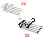 5 In 1 Wardrobe Hanger Multi-functional Clothes Hangers Pants Stainless Steel Magic Wardrobe Clothing Hangers For Clothes Rack - Image 10