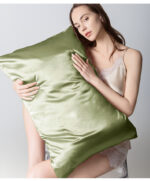 Double-sided Silk Sleeping Envelope Solid Color Single Pillow Case - Image 3