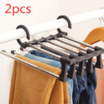 Telescopic Folding Multifunctional Pants Rack Pants Hanger Household - Image 10