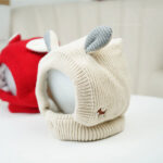 Fashion Simple Knitted Rabbit Ear Pet Hat - Image 3