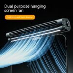 Bladeless Fan Lighting Lamp Laptop Clip Screen Hanging Screen Fan - Image 9
