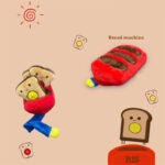 Pet Dog Bread Machine Plush Toy Hide Food Molar - Image 2