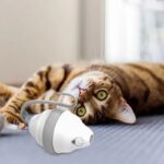 Rolling Mouse Cat Toy Automatic Moving Mouses Glow Feather Electric Teasing Stick Lrregular Running Pet Products - Image 4