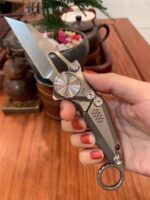 Folding Knife Titanium Alloy And High Hardness Knife - Image 6