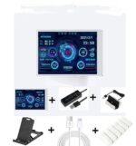 3.5-inch Computer Small Secondary Screen IPS Full View USB Chassis Monitor Date Display - Image 3