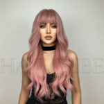 Qi Bangs Big Wave Long Curly Wig - Image 2