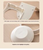 Pet Ceramic Cat Bowl With High Foot And Slanted Mouth For Cervical Protection - Image 8