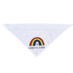 Pet Rainbow Triangle Scarf Dog Saliva Towel - Image 2