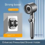 The Third Gear Adjustable Strong Supercharged Shower Head Household Bath Shower Hose Shower Head - Image 5