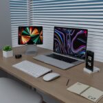 Flat Computer General Support Adjustable Lifting Mobile Desktop Stand - Image 4