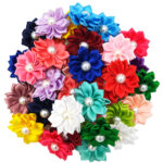 Pet Supplies Head Flower Bow Rubber Band Petal Pearl - Image 2