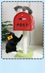Mailbox Cat Climbing Frame Sisal Column Cat Toy Cat Nest Integrated Double Door Cat Scratch Trees Pet Supplies - Image 3