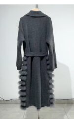 Real Fox Fur Casual Loose Sweater Lace-up Women - Image 6