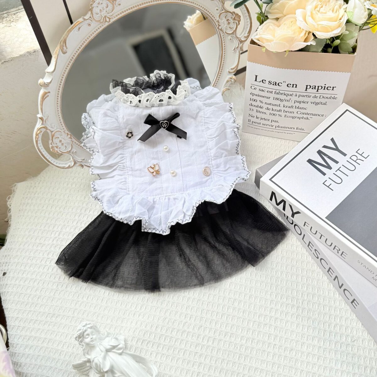 Pet Factory In Stock Wholesale Pet Dog Clothes Waltz Gauze Skirt - Image 1