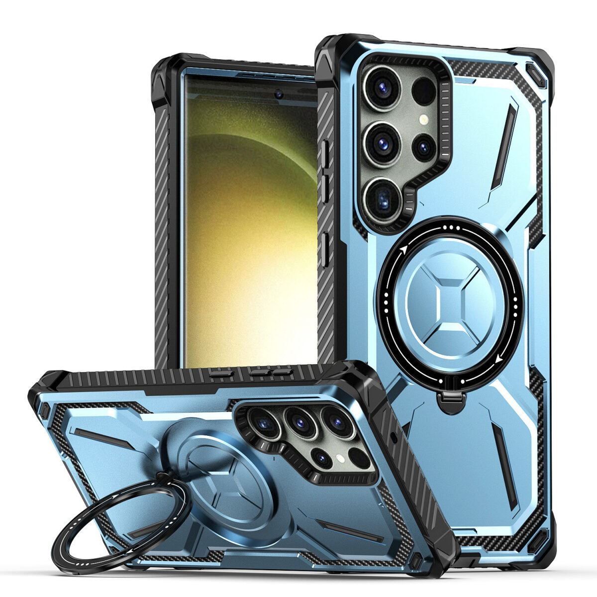 Phone Case Ring Magnetic Drop-resistant Protective Cover - Image 6