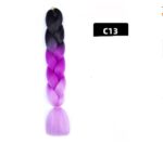 Color Big Braid African Chemical Fiber High Temperature Silk Wig Gradient - Image 6