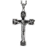 Jesus Cross Men's Pendant Silver Pendant - Image 3